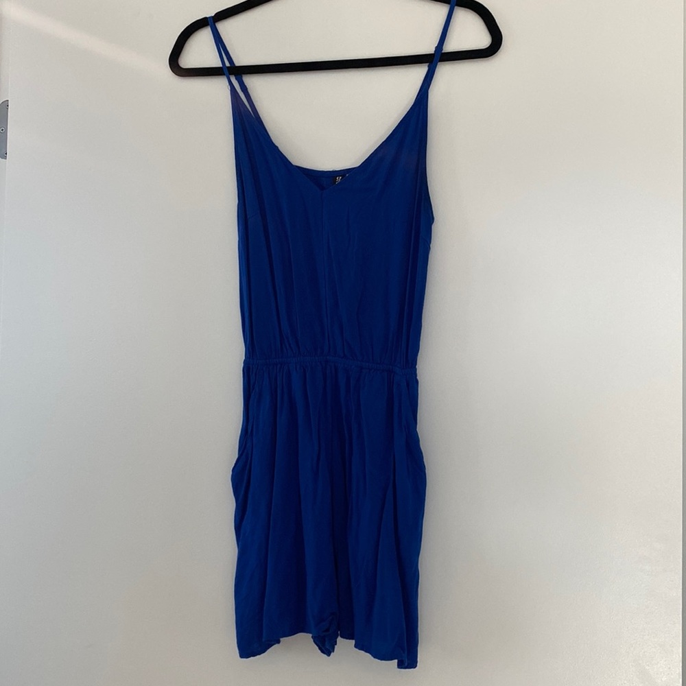 H&M Royal Blue Romper / Cover Up
